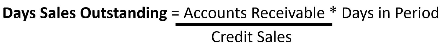 Days Sales Outstanding Formula