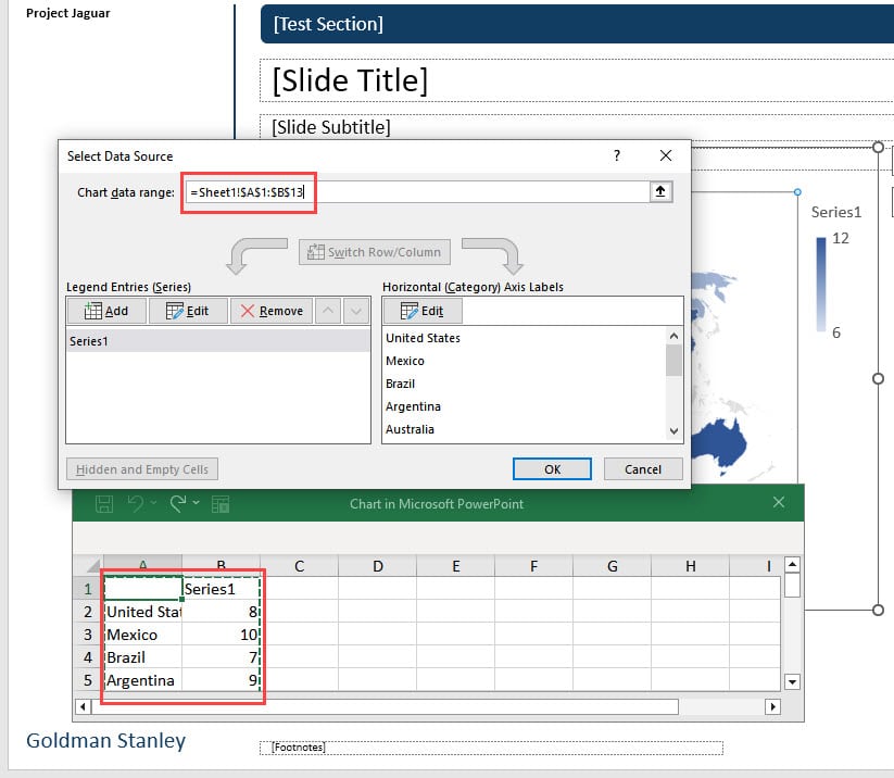 PowerPoint Maps - Default Settings